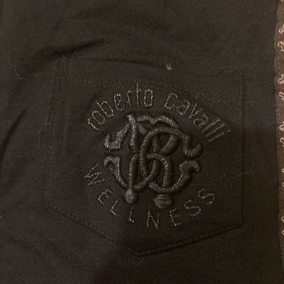 Black Roberto Cavalli Medium  Hooded Jacket with Lace Accents - Picture 3 of 14